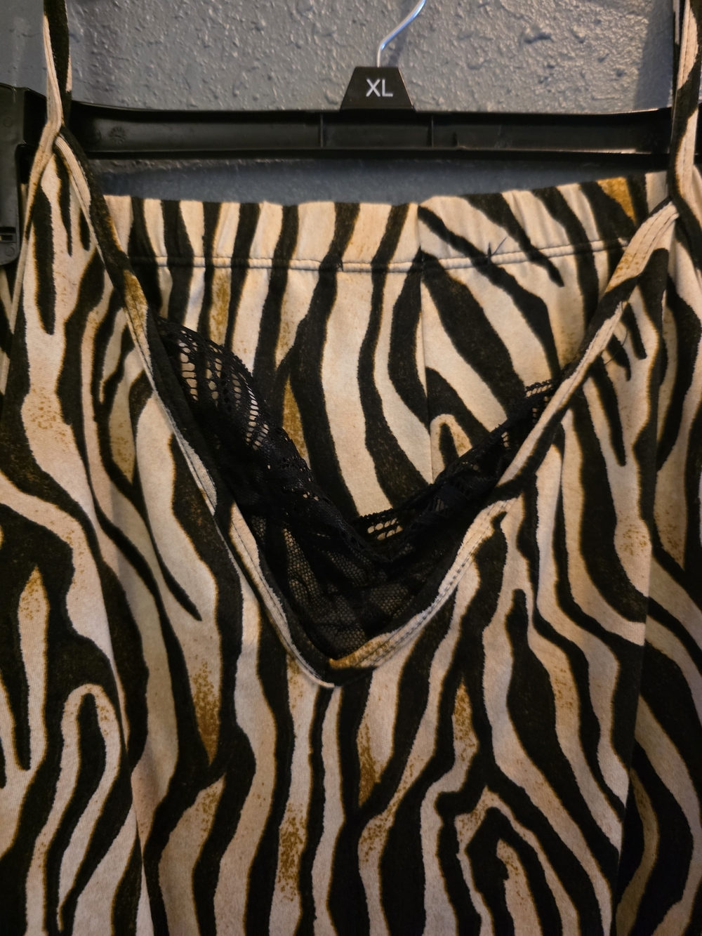 Zebra Print Black & Cream Pj Set - Picture 2 of 5